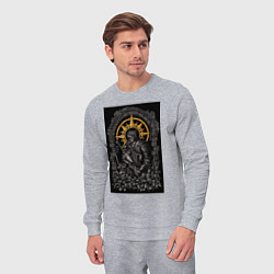 Костюм хлопковый мужской Dark Souls: Warrior, цвет: меланж — фото 2