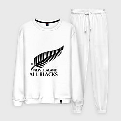 Костюм хлопковый мужской New Zeland: All blacks, цвет: белый
