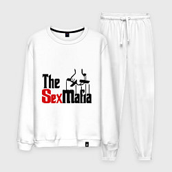 Костюм хлопковый мужской The SexMafia, цвет: белый
