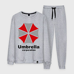 Костюм хлопковый мужской Umbrella corporation, цвет: меланж