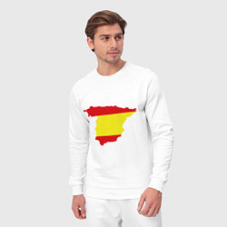 Костюм хлопковый мужской Испания (Spain), цвет: белый — фото 2