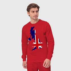 Костюм хлопковый мужской Великобритания (Great Britain), цвет: красный — фото 2