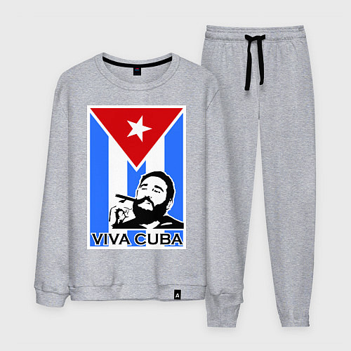 Мужской костюм Fidel: Viva, Cuba! / Меланж – фото 1