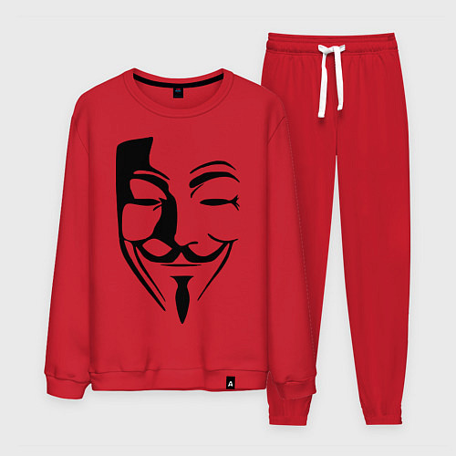 Мужской костюм Vendetta Mask / Красный – фото 1