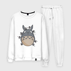 Костюм хлопковый мужской Тоторо, цвет: белый