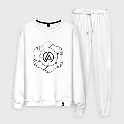Костюм хлопковый мужской Linkin Park: Brotherhood, цвет: белый