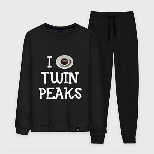 Мужской костюм I love Twin Peaks / Черный – фото 1