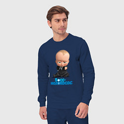 Костюм хлопковый мужской Boss Baby, цвет: тёмно-синий — фото 2