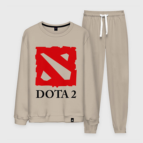 Мужской костюм Dota 2: Logo / Миндальный – фото 1