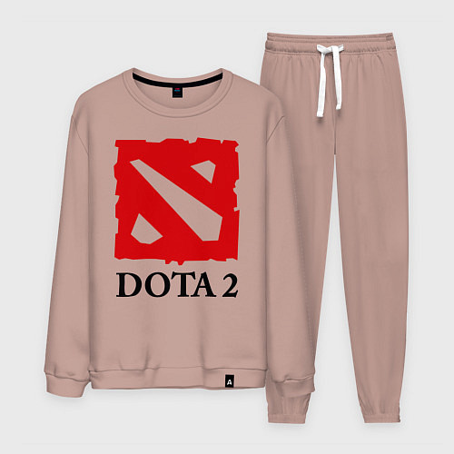 Мужской костюм Dota 2: Logo / Пыльно-розовый – фото 1