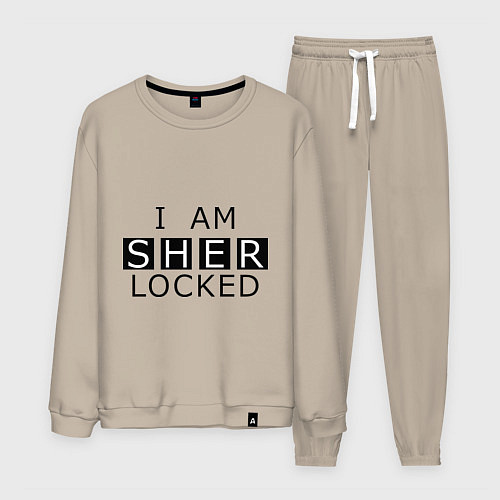 Мужской костюм I am Sherlocked / Миндальный – фото 1