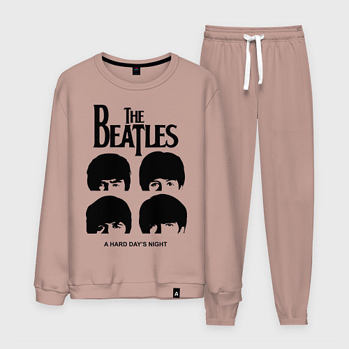 Мужской костюм A Hard Days Night / Пыльно-розовый – фото 1