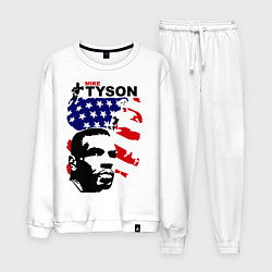 Костюм хлопковый мужской Mike Tyson: USA Boxing, цвет: белый