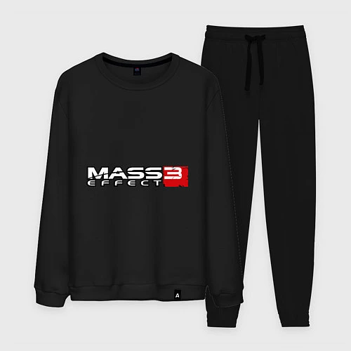 Мужской костюм Mass Effect 3 / Черный – фото 1