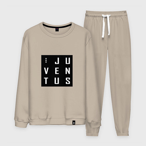 Мужской костюм Juventus FC: Black Collection / Миндальный – фото 1