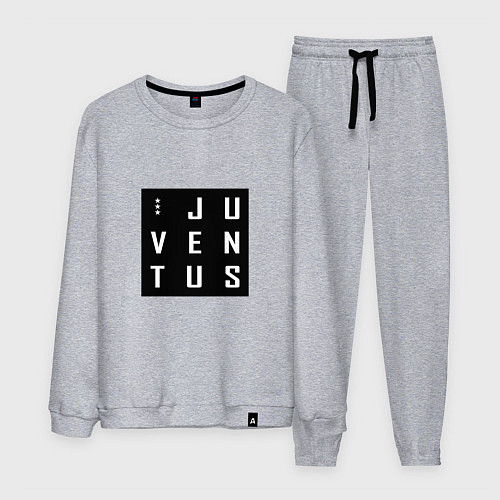 Мужской костюм Juventus FC: Black Collection / Меланж – фото 1