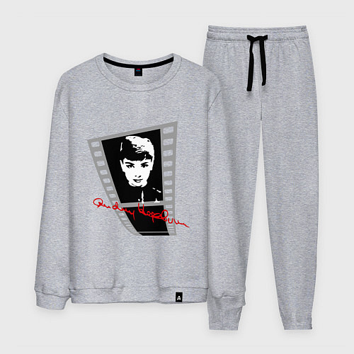 Мужской костюм Одри Хопберн актриса / Меланж – фото 1