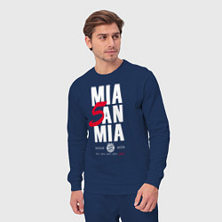 Костюм хлопковый мужской Bayern FC: Mia San Mia, цвет: тёмно-синий — фото 2