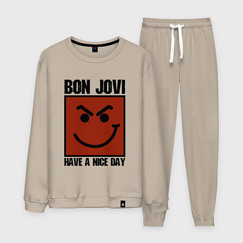 Мужской костюм Bon Jovi: Have a nice day / Миндальный – фото 1