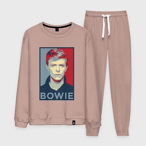 Мужской костюм Bowie Poster / Пыльно-розовый – фото 1