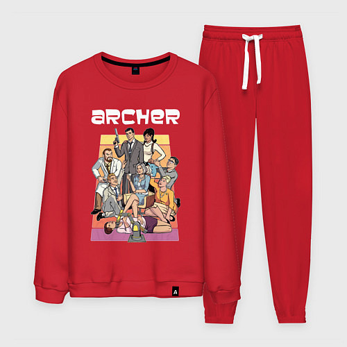 Мужской костюм Archer / Красный – фото 1