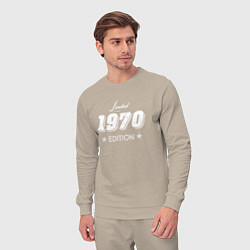 Костюм хлопковый мужской Limited Edition 1970, цвет: миндальный — фото 2