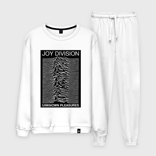 Мужской костюм Joy Division: Unknown Pleasures / Белый – фото 1