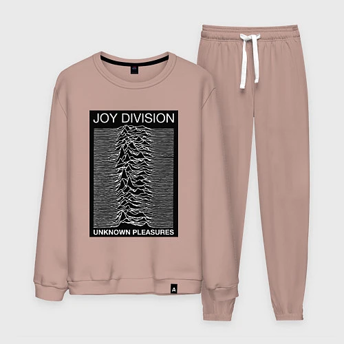 Мужской костюм Joy Division: Unknown Pleasures / Пыльно-розовый – фото 1