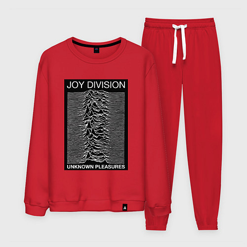Мужской костюм Joy Division: Unknown Pleasures / Красный – фото 1