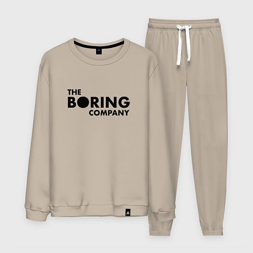 Мужской костюм The boring company / Миндальный – фото 1