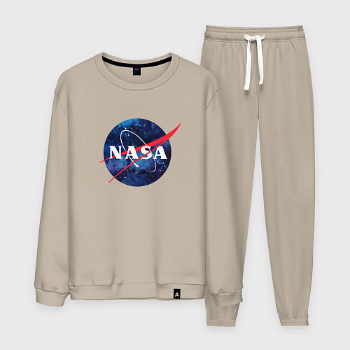 Мужской костюм NASA: Cosmic Logo / Миндальный – фото 1