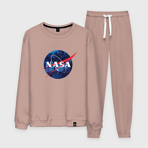 Мужской костюм NASA: Cosmic Logo / Пыльно-розовый – фото 1