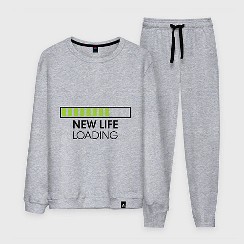 Мужской костюм New life. Loading / Меланж – фото 1