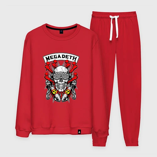 Мужской костюм Megadeth Rocker / Красный – фото 1
