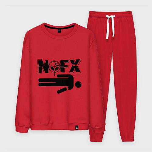 Мужской костюм NOFX crushman / Красный – фото 1