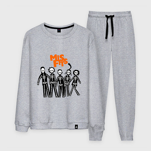 Мужской костюм Misfits Skeletons / Меланж – фото 1
