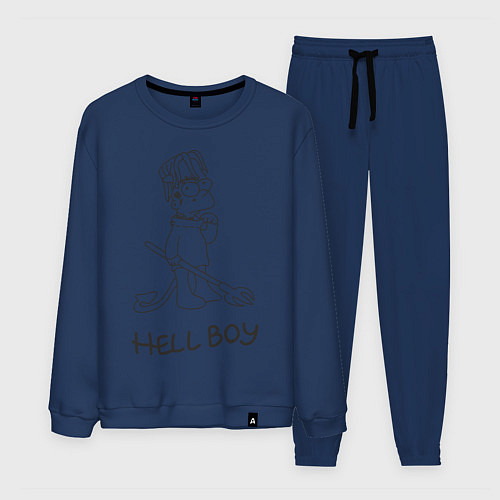 Мужской костюм Bart: Hell Boy / Тёмно-синий – фото 1
