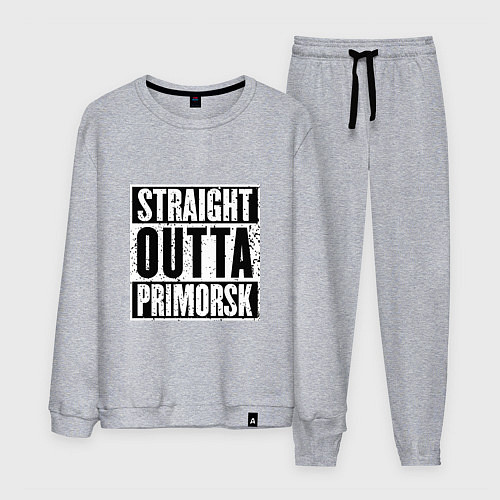 Мужской костюм Straight Outta Primorsk / Меланж – фото 1