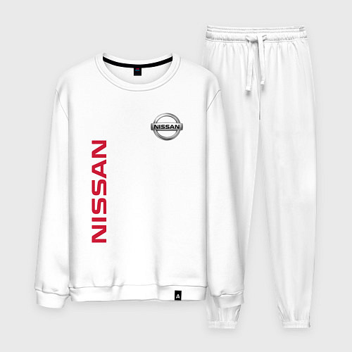Мужской костюм Nissan Style / Белый – фото 1