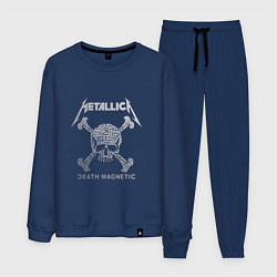 Костюм хлопковый мужской Metallica: Death magnetic, цвет: тёмно-синий