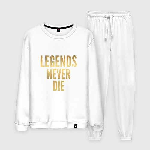 Мужской костюм Legends Never Die: Gold / Белый – фото 1