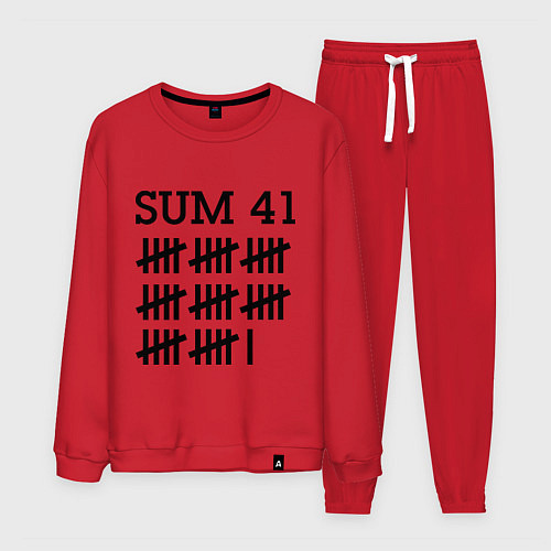 Мужской костюм Sum 41: Days / Красный – фото 1
