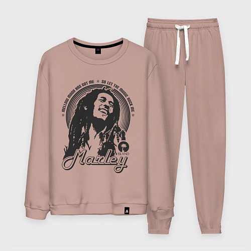 Мужской костюм Bob Marley: Island / Пыльно-розовый – фото 1