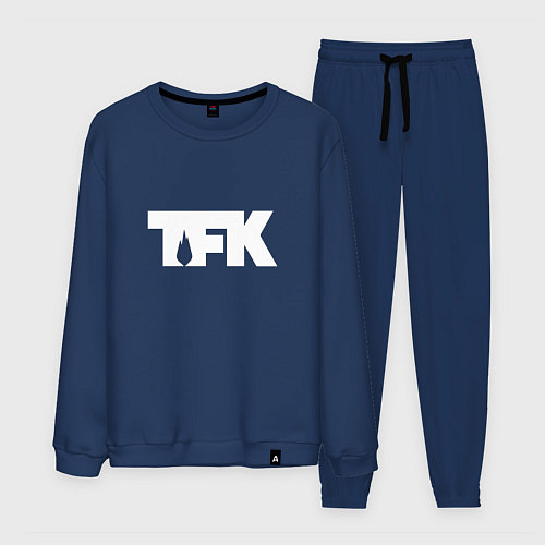 Мужской костюм TFK: White Logo / Тёмно-синий – фото 1