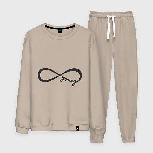 Мужской костюм Вечно молодой / Миндальный – фото 1