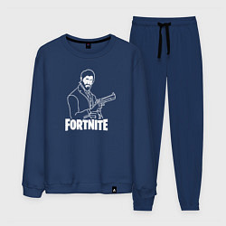 Костюм хлопковый мужской Fortnite Shooter, цвет: тёмно-синий