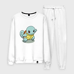 Костюм хлопковый мужской Pokemon Squirtle, цвет: белый