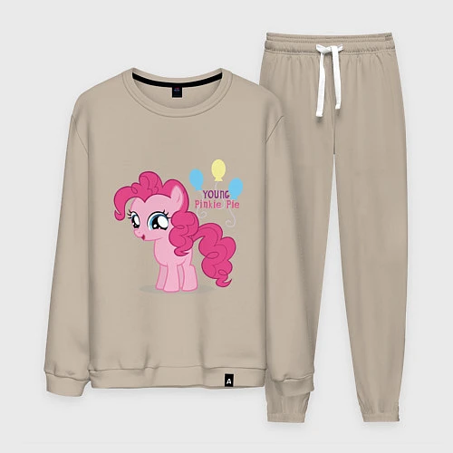 Мужской костюм Young Pinkie Pie / Миндальный – фото 1