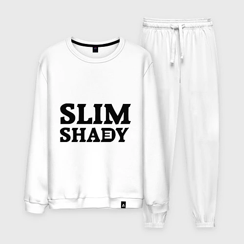 Мужской костюм Slim Shady: Big E / Белый – фото 1