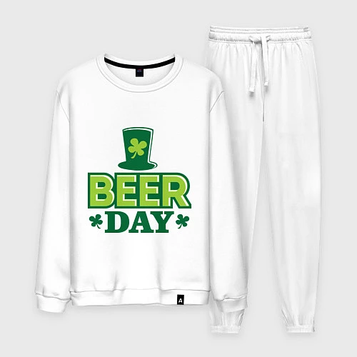 Мужской костюм Beer day / Белый – фото 1